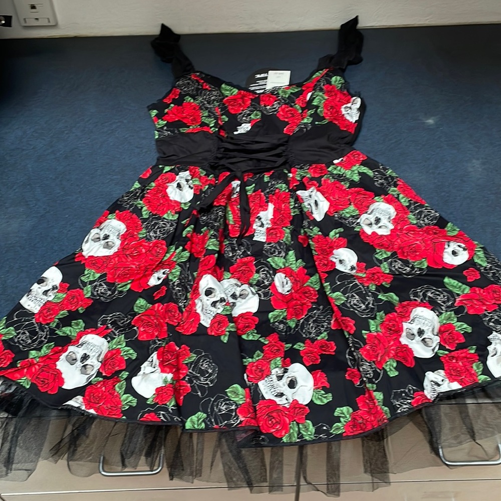 Hot topic skull dress
